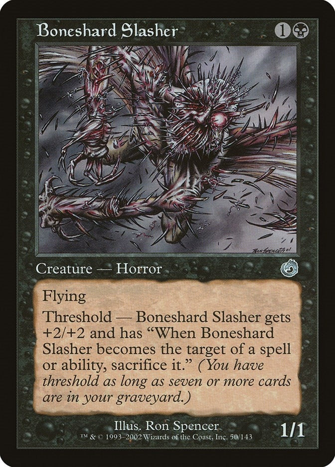 Image for Boneshard Slasher (Torment) (50) - Magic: The Gathering