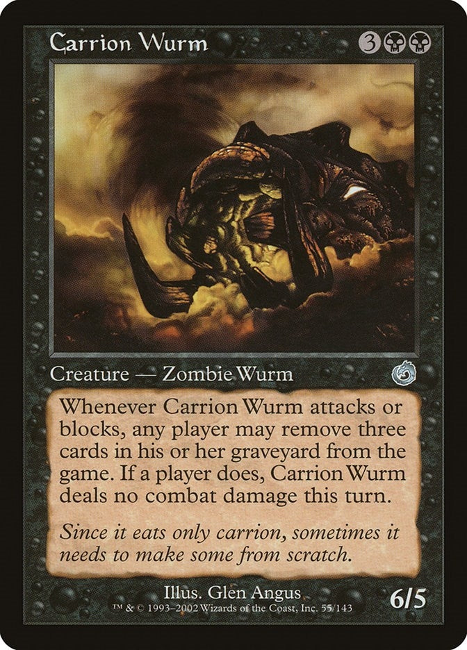 Image for Carrion Wurm (Torment) (55) - Magic: The Gathering