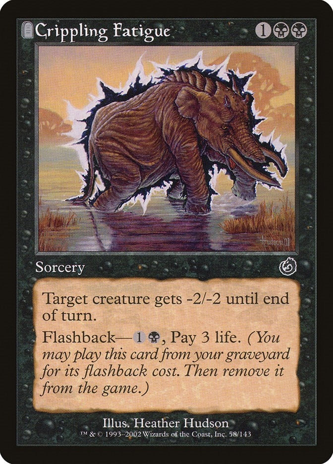 Image for Crippling Fatigue (Torment) (58) - Magic: The Gathering