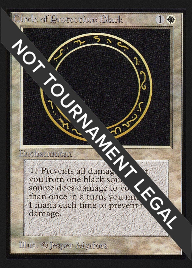 Image for Circle of Protection: Black (CE) (Collector's Edition) - Magic: The Gathering