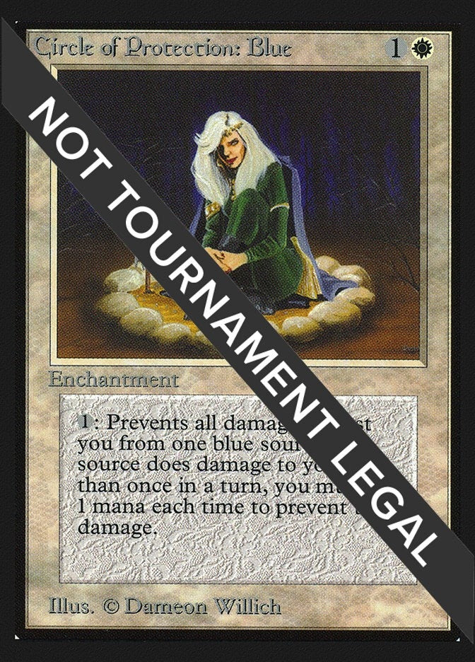 Image for Circle of Protection: Blue (CE) (Collector's Edition) - Magic: The Gathering