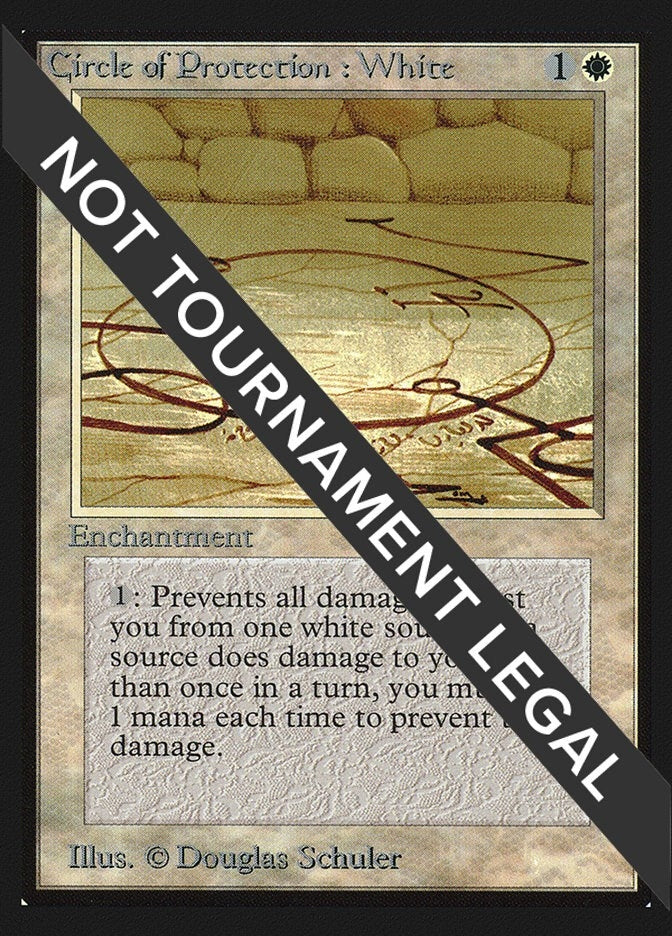 Image for Circle of Protection: White (CE) (Collector's Edition) - Magic: The Gathering