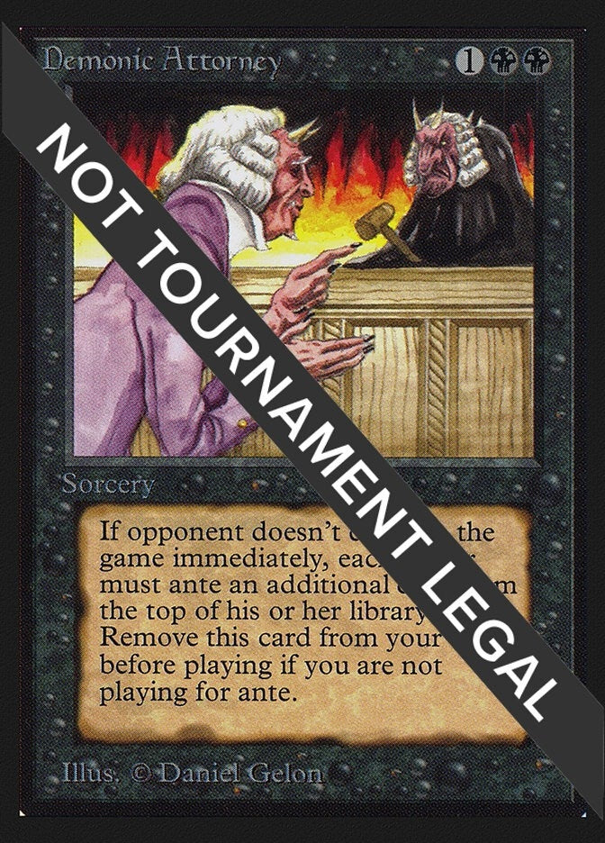 Image for Demonic Attorney (CE) (Collector's Edition) - Magic: The Gathering