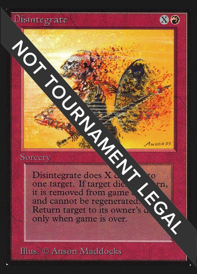 Image for Disintegrate (CE) (Collector's Edition) - Magic: The Gathering