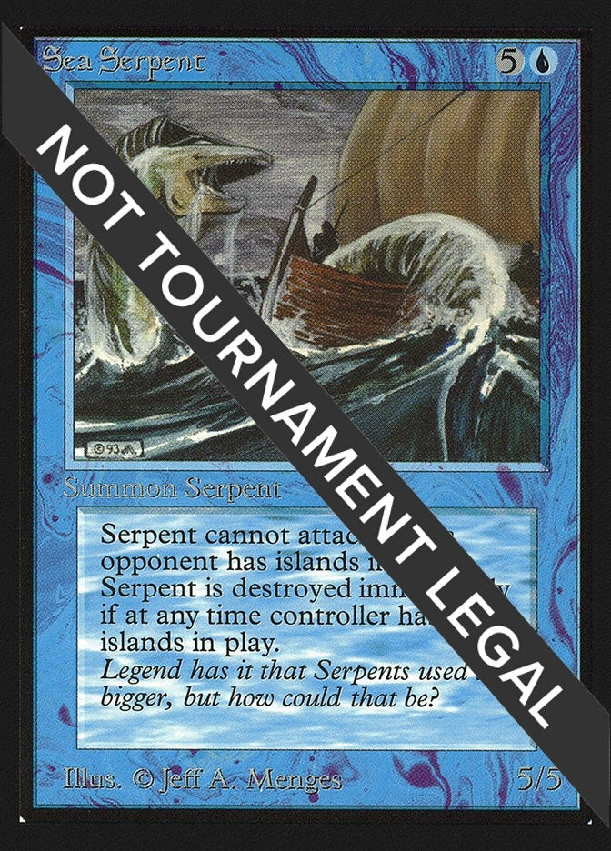 Image for Sea Serpent (CE) (Collector's Edition) - Magic: The Gathering