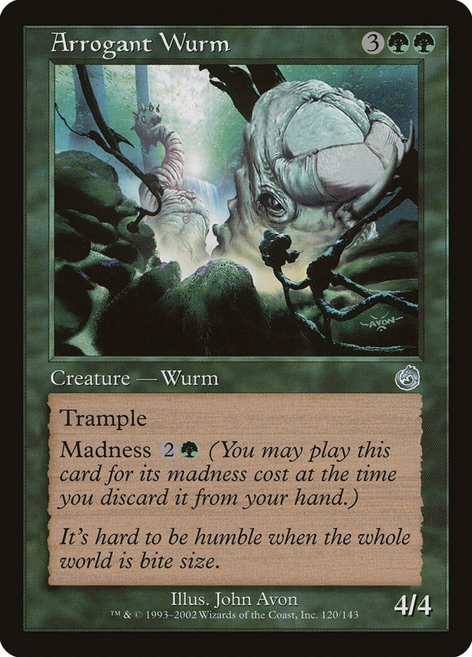 Image for Arrogant Wurm (Torment) (120) - Magic: The Gathering