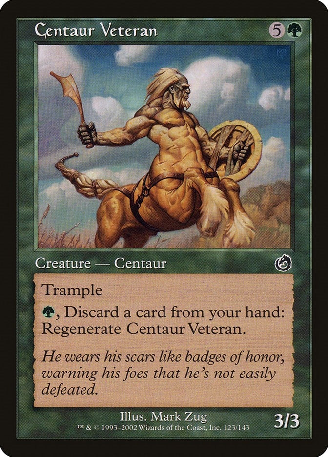 Image for Centaur Veteran (Torment) (123) - Magic: The Gathering