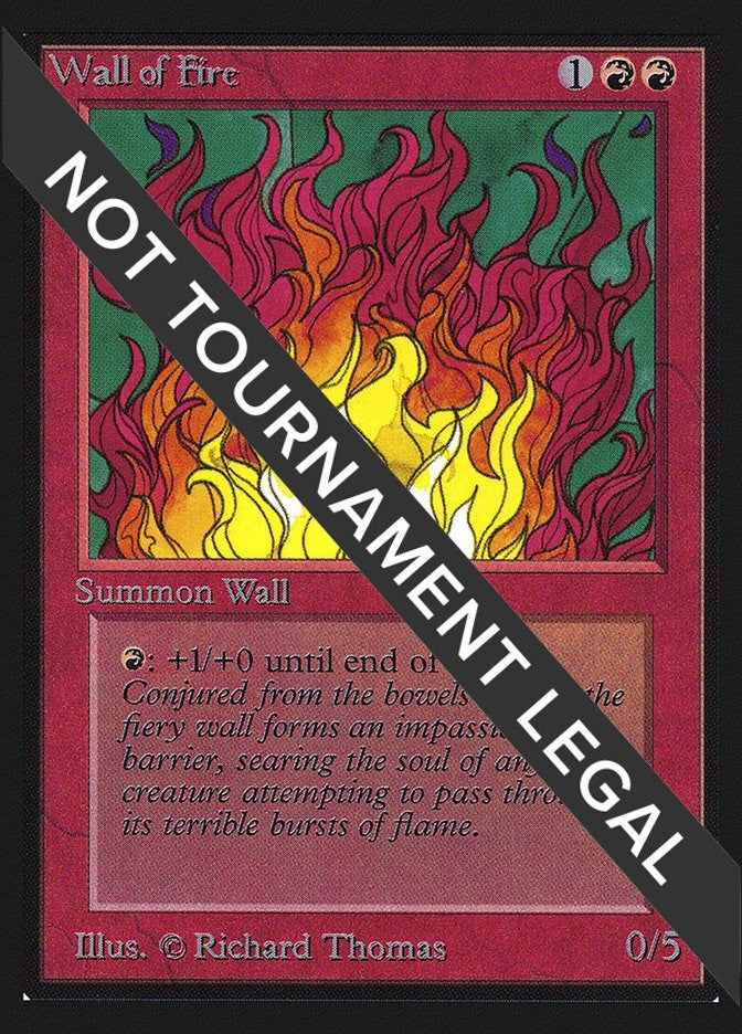 Image for Wall of Fire (CE) (Collector's Edition) - Magic: The Gathering