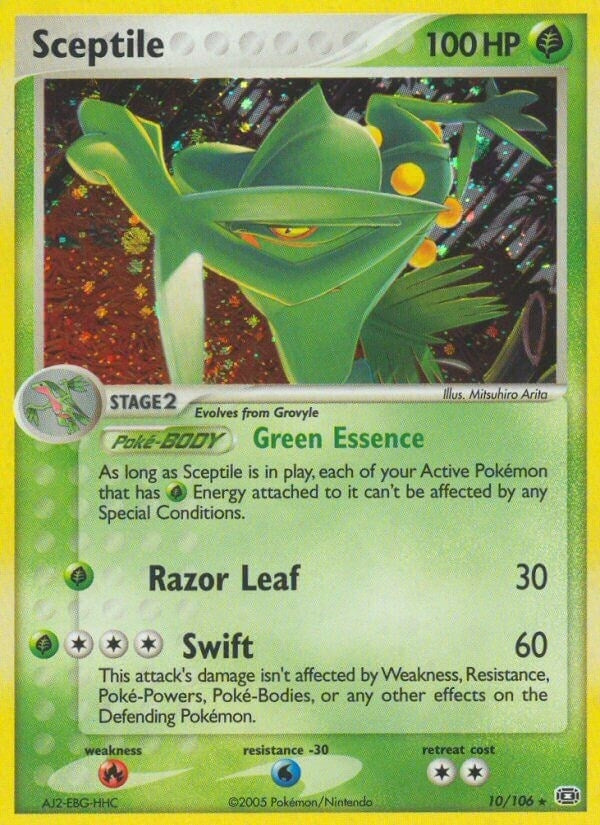 Image for Sceptile (Emerald) (10/106) - Pokemon