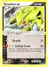 Image for Tyranitar ex (Non-Holo) (POP Series 1) (017/017) - Pokemon
