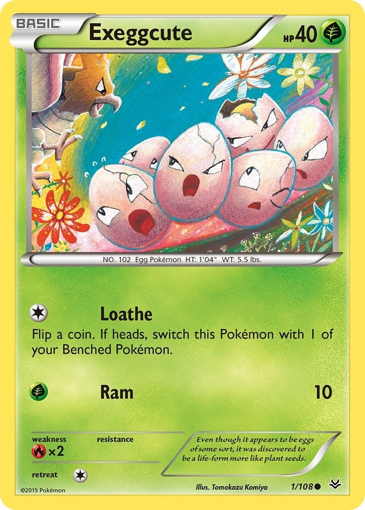 Image for Exeggcute (XY - Roaring Skies) (1/108) - Pokemon