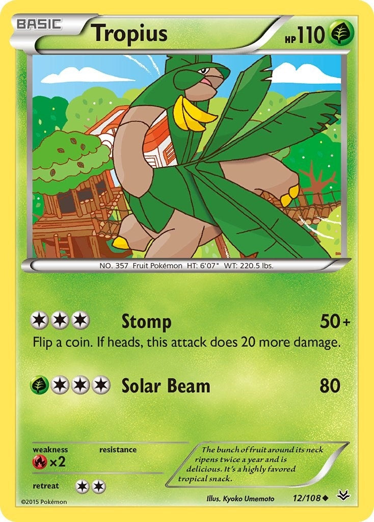 Image for Tropius (XY - Roaring Skies) (12/108) - Pokemon