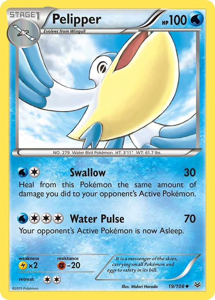 Image for Pelipper (XY - Roaring Skies) (19/108) - Pokemon