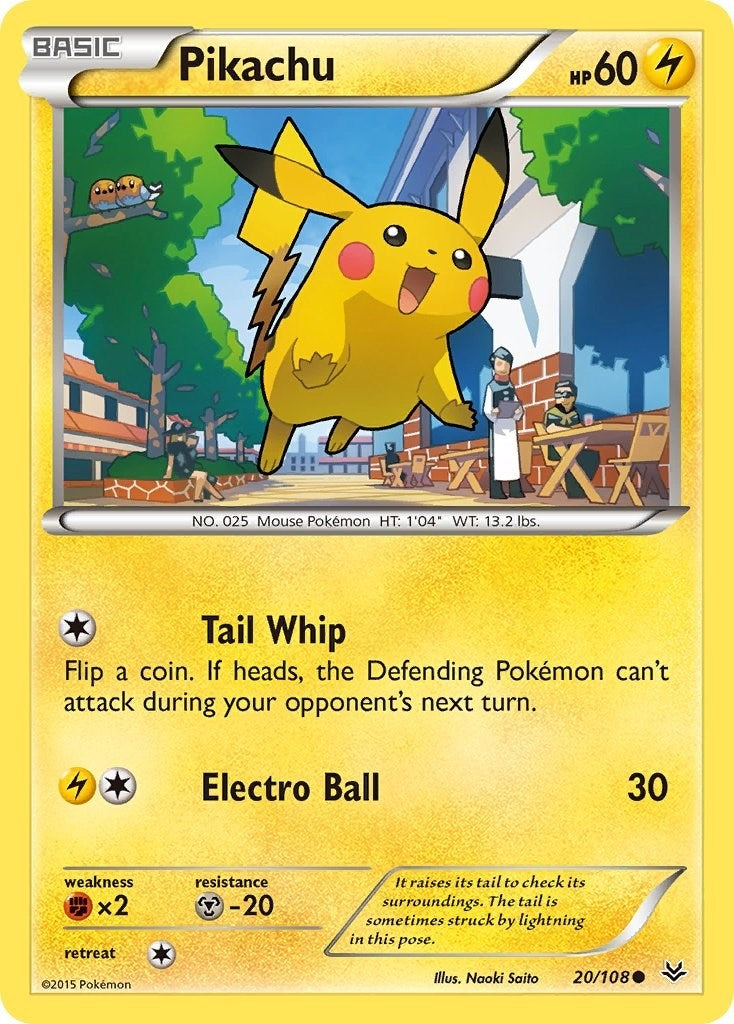 Image for Pikachu (XY - Roaring Skies) (20/108) - Pokemon