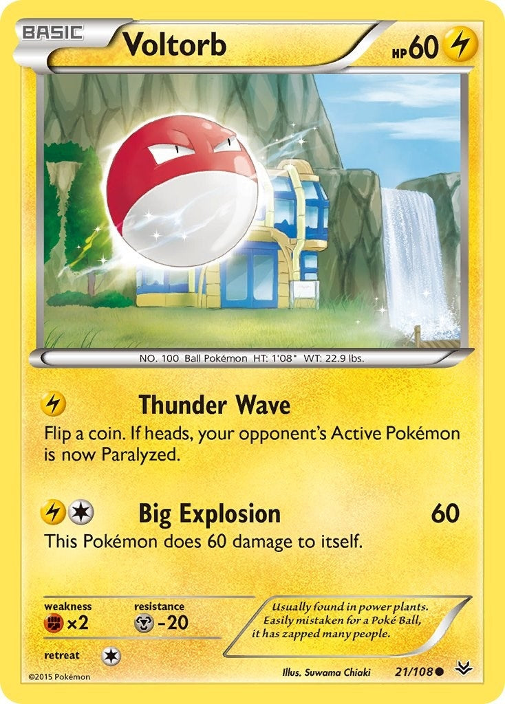 Image for Voltorb (XY - Roaring Skies) (21/108) - Pokemon