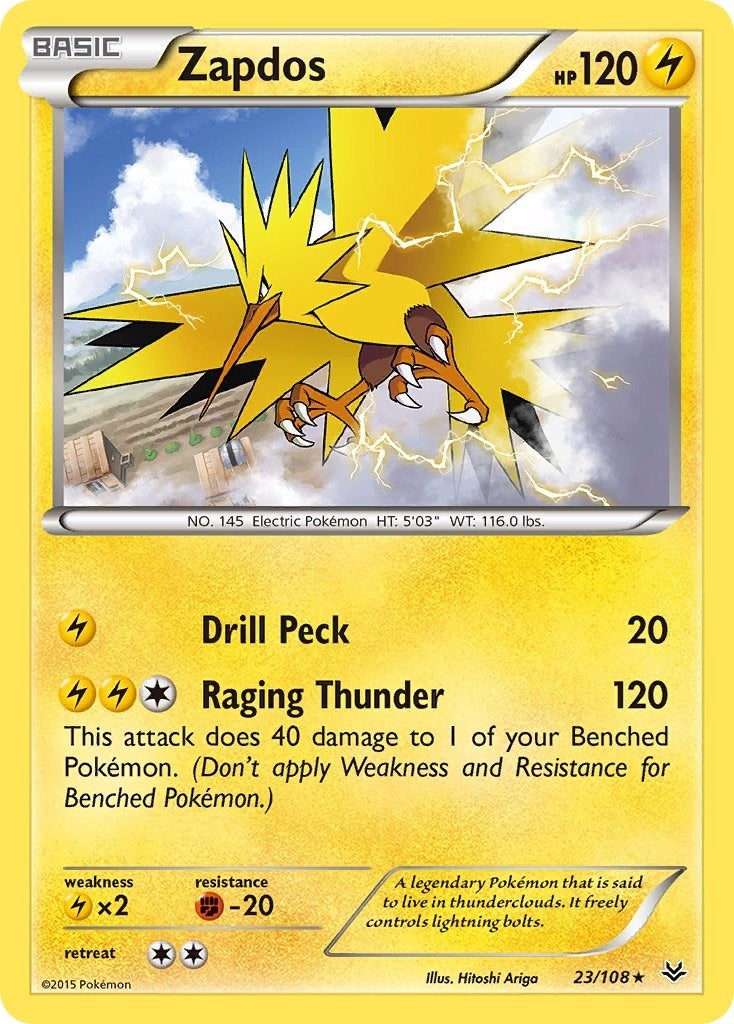Image for Zapdos (XY - Roaring Skies) (23/108) - Pokemon