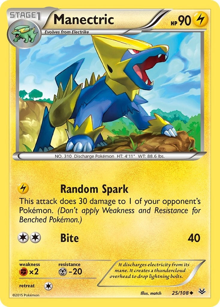 Image for Manectric (XY - Roaring Skies) (25/108) - Pokemon