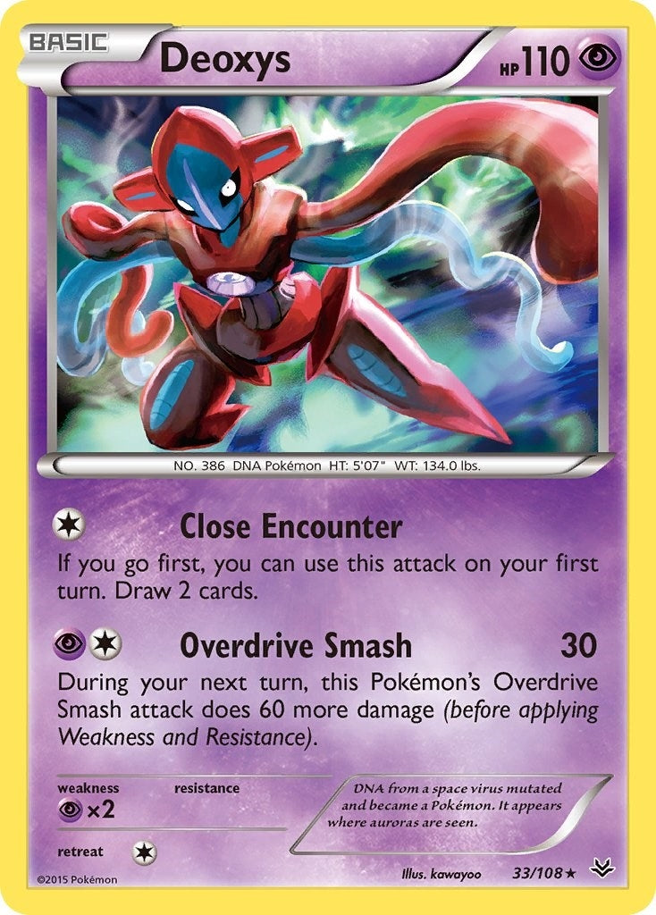Image for Deoxys (XY - Roaring Skies) (33/108) - Pokemon