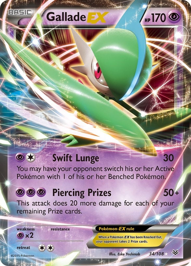 Image for Gallade EX (XY - Roaring Skies) (34/108) - Pokemon