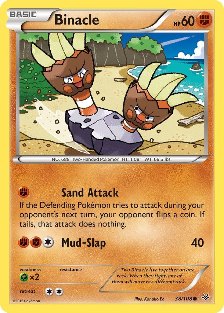 Image for Binacle (XY - Roaring Skies) (38/108) - Pokemon