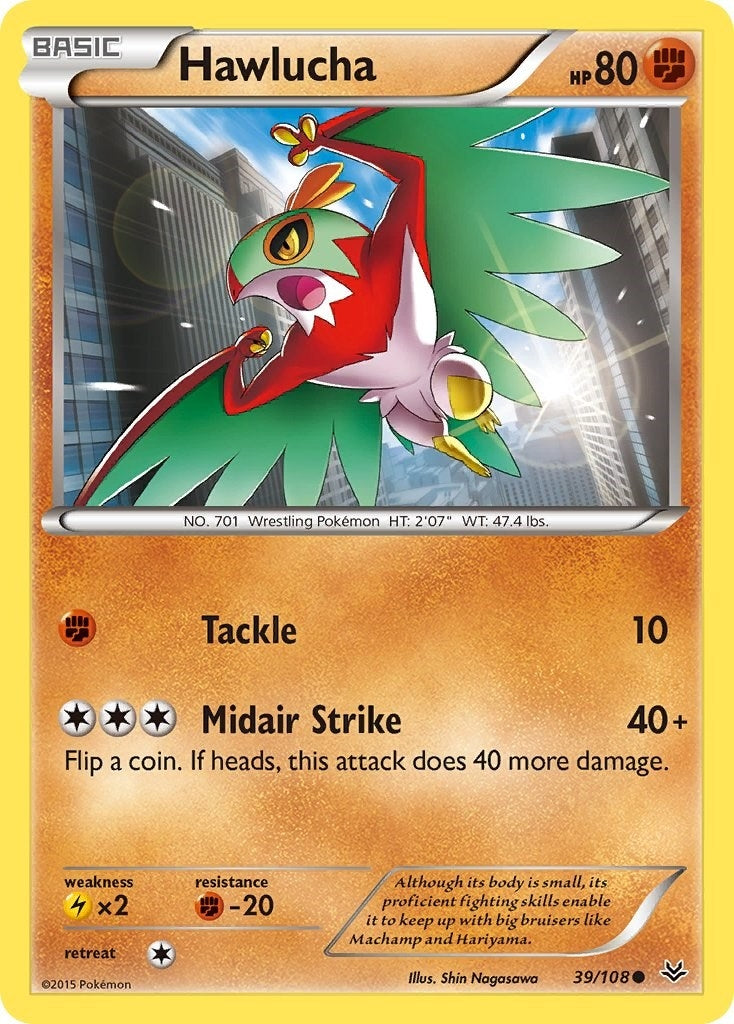 Image for Hawlucha (XY - Roaring Skies) (39/108) - Pokemon