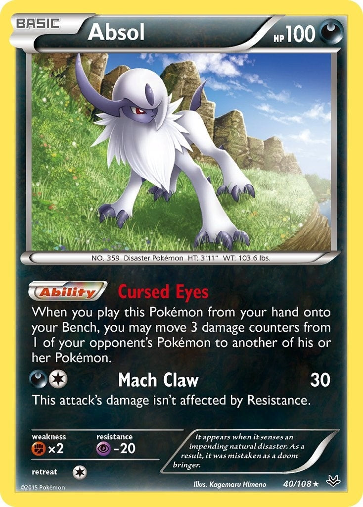 Image for Absol (XY - Roaring Skies) (40/108) - Pokemon