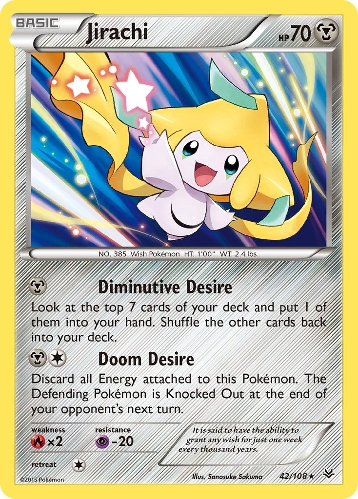 Image for Jirachi (XY - Roaring Skies) (42/108) - Pokemon