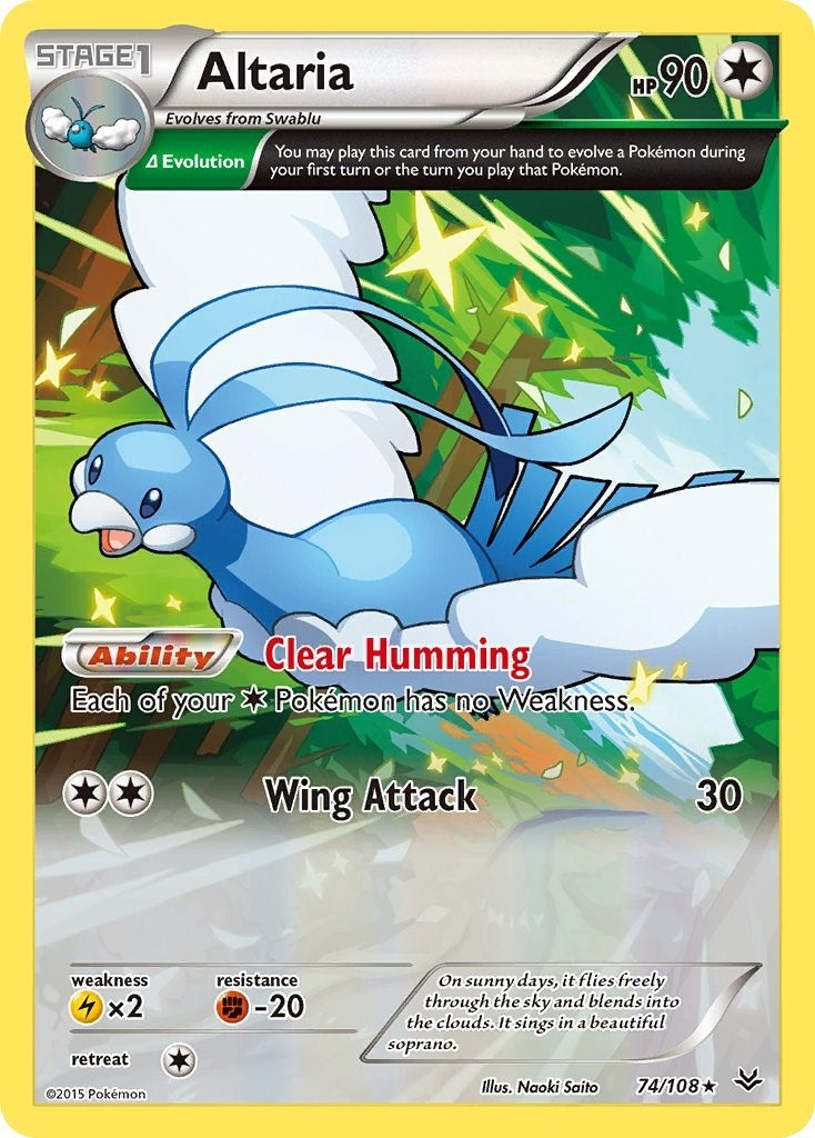 Image for Altaria (74 Delta) (XY - Roaring Skies) (74/108) - Pokemon