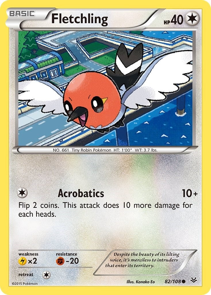 Image for Fletchling (XY - Roaring Skies) (82/108) - Pokemon