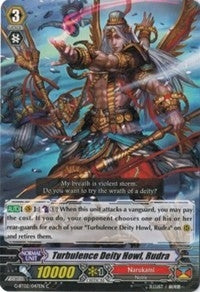Image for Turbulence Deity Howl, Rudra (G-BT02: Soaring Ascent of Gale & Blossom) (G-BT02/047EN) - Cardfight Vanguard