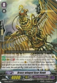 Image for Brass-winged Gear Hawk (G-BT02: Soaring Ascent of Gale & Blossom) (G-BT02/067EN) - Cardfight Vanguard