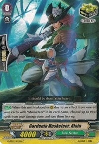Image for Gardenia Musketeer, Alain (G-BT02: Soaring Ascent of Gale & Blossom) (G-BT02/102EN) - Cardfight Vanguard