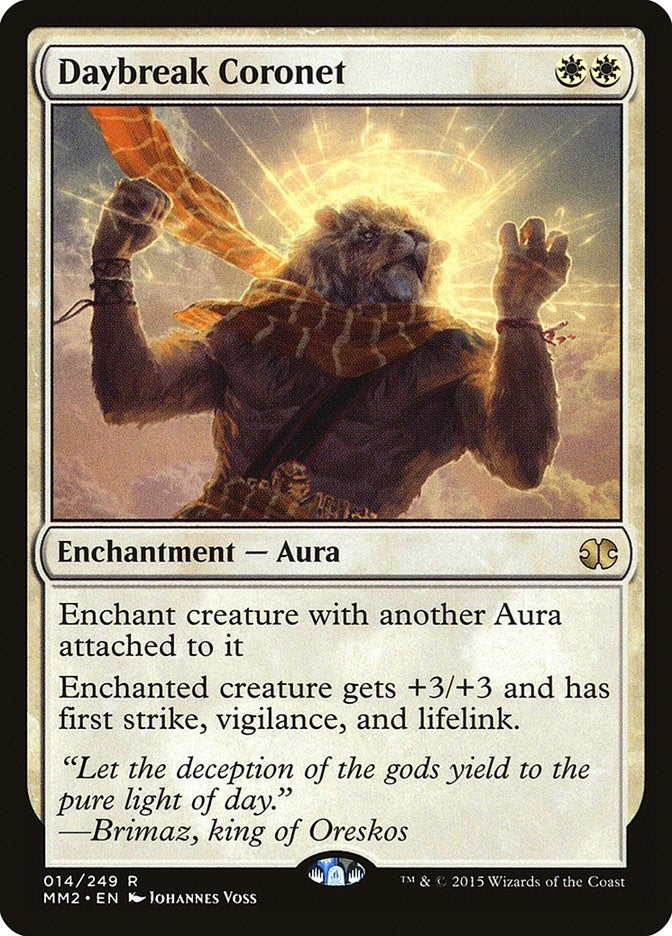 Image for Daybreak Coronet (Modern Masters 2015) (14) - Magic: The Gathering