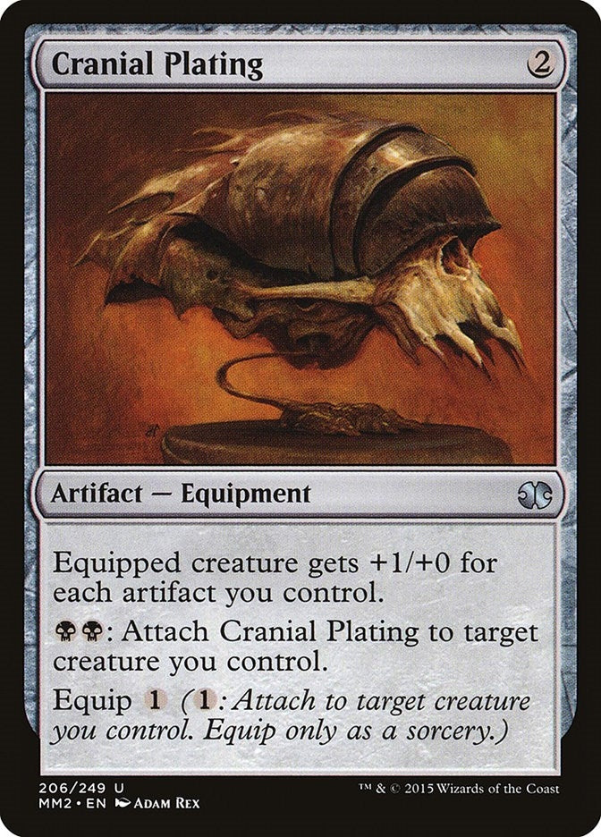 Image for Cranial Plating (Modern Masters 2015) (206) - Magic: The Gathering
