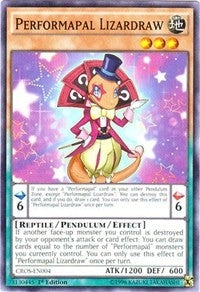 Image for Performapal Lizardraw (Crossed Souls) (CROS-EN004) - YuGiOh