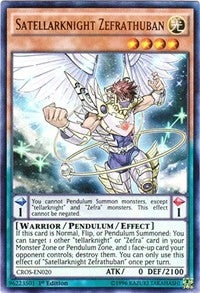 Image for Satellarknight Zefrathuban (Crossed Souls) (CROS-EN020) - YuGiOh