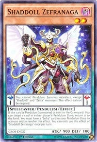 Image for Shaddoll Zefranaga (Crossed Souls) (CROS-EN022) - YuGiOh