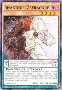 Image for Shaddoll Zefracore (Crossed Souls) (CROS-EN023) - YuGiOh
