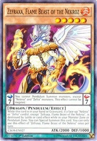 Image for Zefraxa, Flame Beast of the Nekroz (Crossed Souls) (CROS-EN027) - YuGiOh