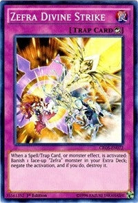 Image for Zefra Divine Strike (Crossed Souls) (CROS-EN072) - YuGiOh
