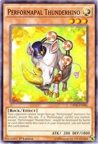 Image for Performapal Thunderhino (Crossed Souls) (CROS-EN096) - YuGiOh