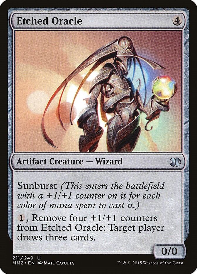 Image for Etched Oracle (Modern Masters 2015) (211) - Magic: The Gathering