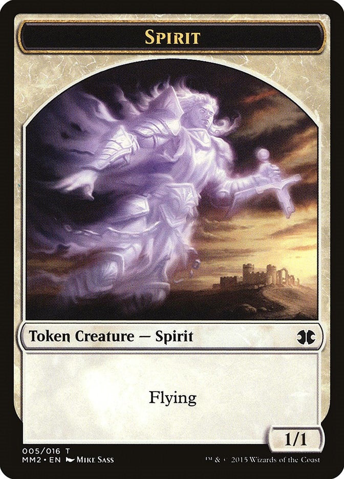 Image for Spirit Token (Modern Masters 2015) (5) - Magic: The Gathering