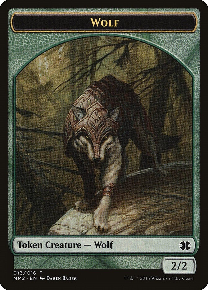 Image for Wolf Token (Modern Masters 2015) (13) - Magic: The Gathering