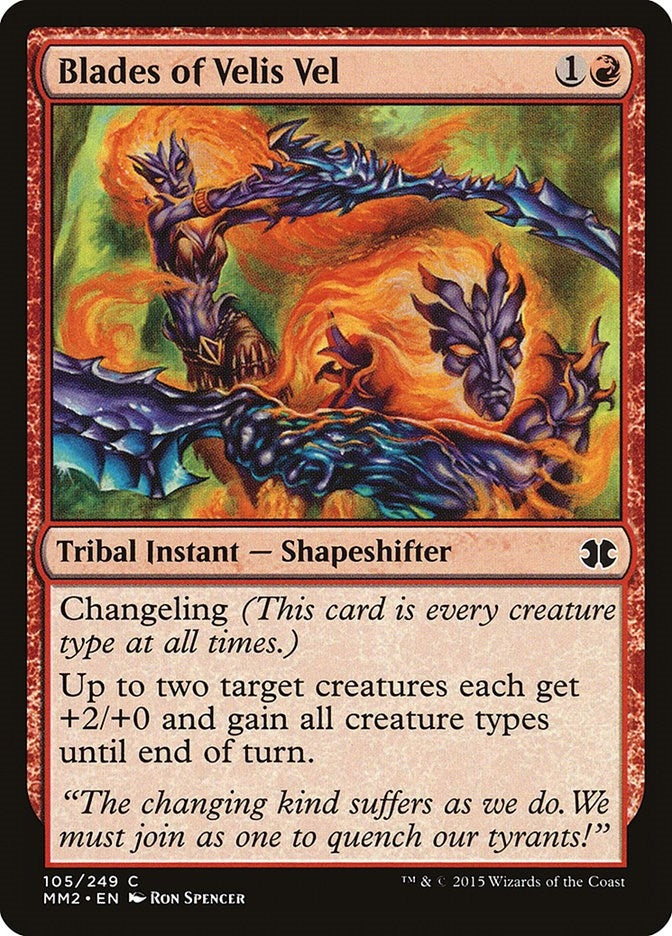 Image for Blades of Velis Vel (Modern Masters 2015) (105) - Magic: The Gathering