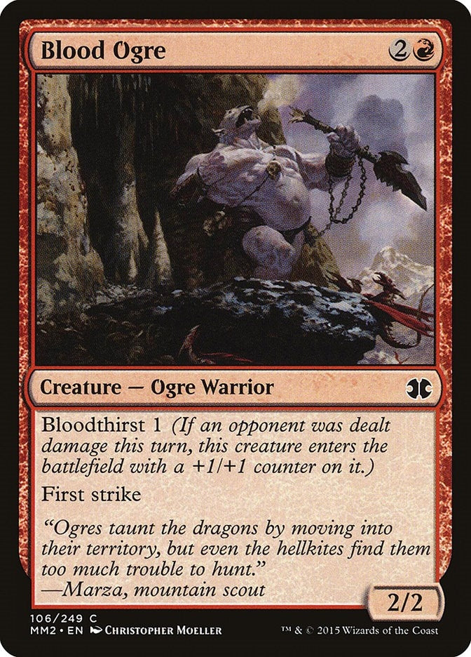 Image for Blood Ogre (Modern Masters 2015) (106) - Magic: The Gathering