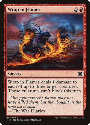 Image for Wrap in Flames (Modern Masters 2015) (136) - Magic: The Gathering
