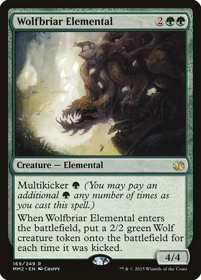 Image for Wolfbriar Elemental (Modern Masters 2015) (169) - Magic: The Gathering