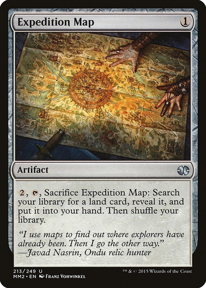 Image for Expedition Map (Modern Masters 2015) (213) - Magic: The Gathering
