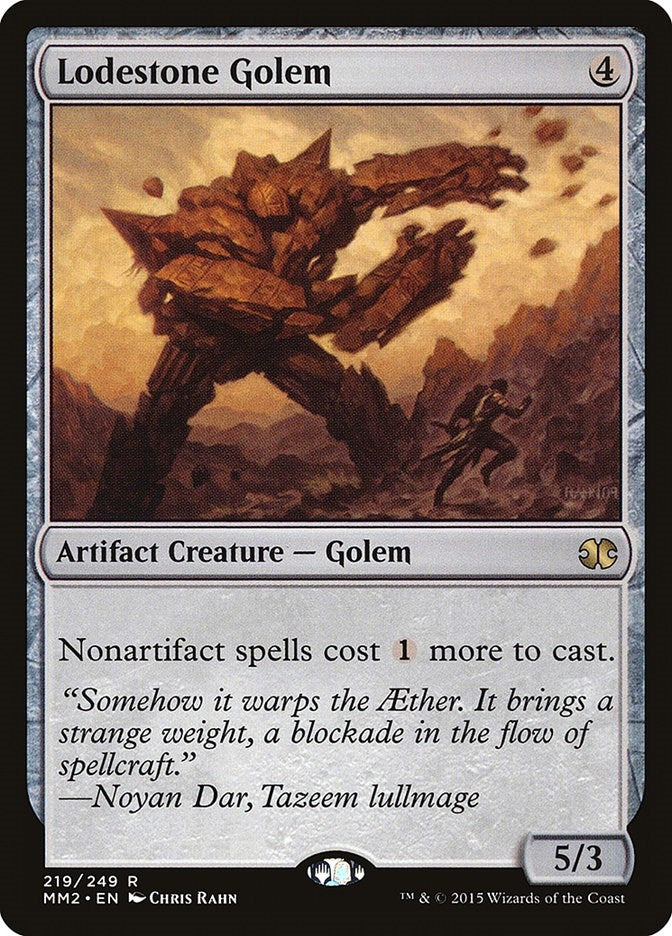 Image for Lodestone Golem (Modern Masters 2015) (219) - Magic: The Gathering